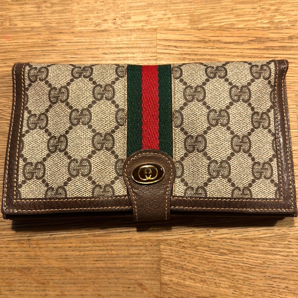 Gucci Canvas Long Wallet